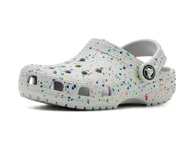 Crocs Classic Marbled Tie-dye Clog Kid's Shoes Atmosphere/multi Glow : 8 Toddler M