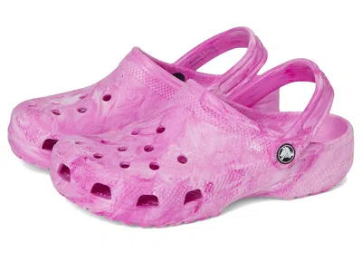 Crocs Classic Marbled Tie-dye Clog (little Kid/big Kid) Kids Shoes Pink Swirl : 5 Big Kid M, Synthetic