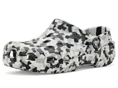 Crocs Classic Marbled Tie-dye Clog (toddler) Kids Shoes Black/white Confetti: 7 Toddler M