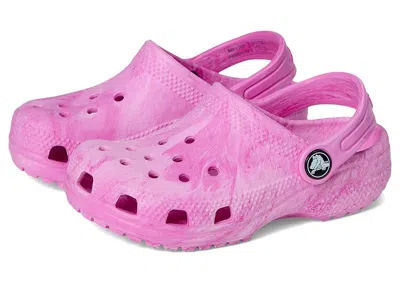Crocs Classic Marbled Tie-dye Clogs (toddler) Kids Shoes Pink Swirl : 5 Toddler M, Synthetic