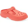 Crocs Classic Mary Jane Clog In Cherry Red