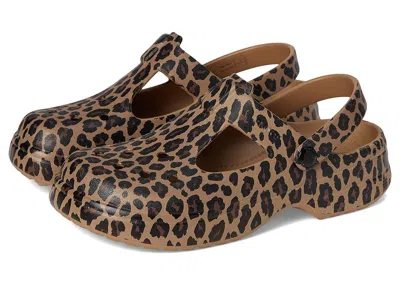 Crocs Classic Mary Jane Clogs (toddler) Kids Shoes Sepia/leopard : 8 Toddler M, Eva In Multi