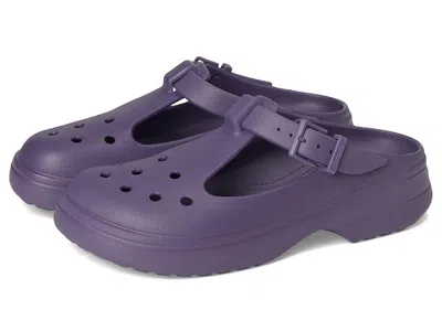 Crocs Classic Mary Jane Clogs, Mary Janes For Women Slippers Nightshade : In Purple