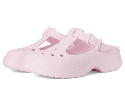 Crocs Classic Mary Jane Clogs, Mary Janes For Women Slippers Pink Milk :