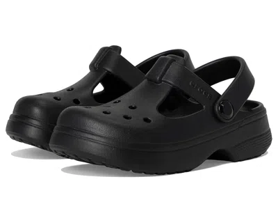 Crocs Classic Mary Jane Clogs (toddler) Kids Shoes Black : 7 Toddler M, Eva