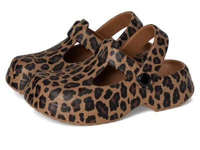 Crocs Classic Mary Jane Clogs (toddler) Kids Shoes Sepia/leopard : 8 Toddler M, Eva In Multi