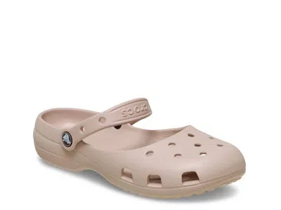 Crocs Classic Mary Jane Flat In Pink
