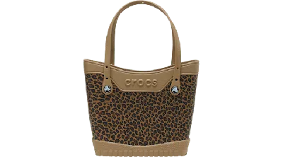 Crocs Classic Medium Cheetah Tote In Brown