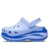 Crocs Classic Mega Crush Clog 'moon Jelly' In Blue