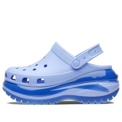 Crocs Classic Mega Crush Clog 'moon Jelly' In Blue