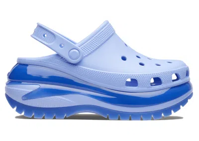 Pre-owned Crocs Classic Mega Crush Clog Moon Jelly Sneakers In Purple