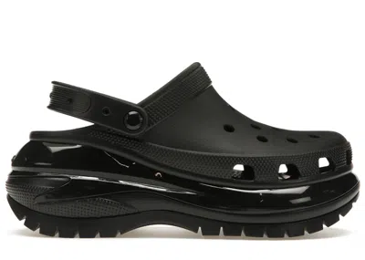 Pre-owned Crocs Classic Mega Crush Clog Sneakers In Black