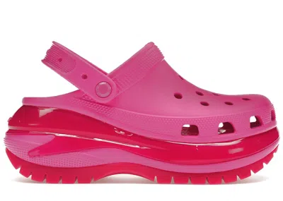 Pre-owned Crocs Classic Mega Crush Clog Sneakers In Juice In Orange