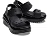 Crocs Mega Crush Sandal In Black