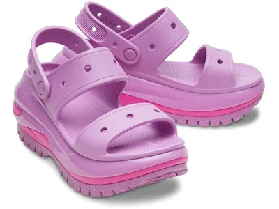 Crocs Classic Mega Crush Sandal Shoes Bubble : In Pink