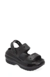 Crocs Mega Crush Sandal In Black