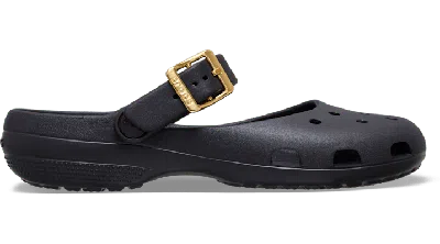 Crocs Classic Metallic Buckle Ballet In Black
