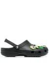 Crocs Classic Multi-charm Sandals In Black