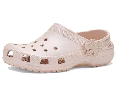 Crocs Classic Pearl Shine Clogs Kids Shoes Quartz : 13 Little Kid M, Eva In Neutral