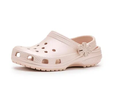 Crocs Classic Pearl Shine Clogs Kids Shoes Quartz : 5 Toddler M, Eva In Pink
