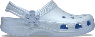 Crocs | Kids | Classic Pearl Shine | Clogs | Blue Frost | J6