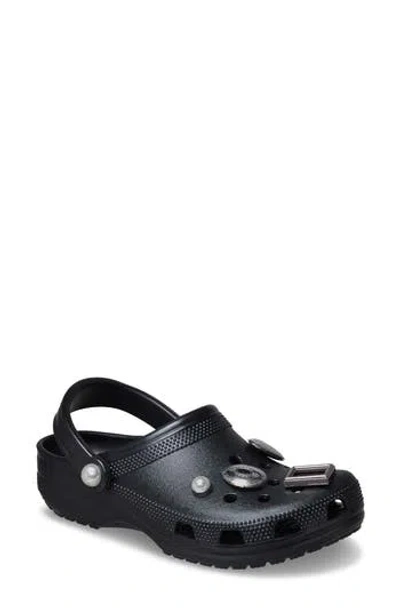 Crocs Classic Picture Frame Clog In Black