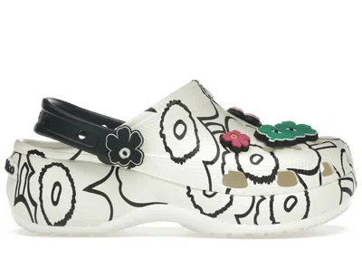 Pre-owned Crocs Classic Platform Clog Marimekko (women's) Sneakers In Multi