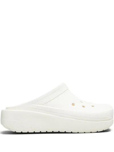 Crocs Classic Platform Clogs In White