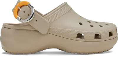 Crocs Classic Platform Dipped Buckle Clog In Multi
