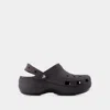 CROCS SANDALES CLASSIC PLATFORM GLITTER - CROCS - SYNTHÉTIQUE - NOIR