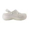 Crocs Logo Sandals In White