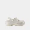 Crocs Logo Sandals In White