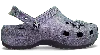 Crocs Classic Platform Iridescent Glitter Embellished Clog In Black