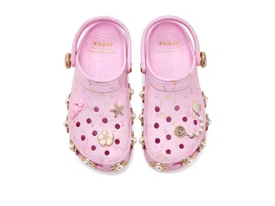 Crocs Classic Platform Loveshackfancy Clogs In Pink