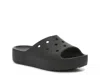 Crocs Classic Platform Slide Sandal In Black