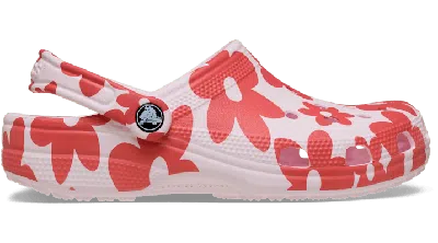 Crocs | Unisex | Classic Pop Petals | Clogs | Bubble Ice/multi | W8/m7