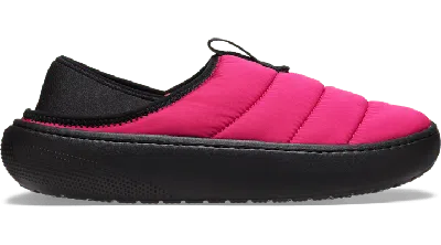 Crocs Classic Puff Moc In Dragon Fruit/multi