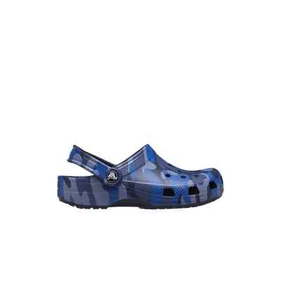 Pre-owned Crocs Classic Redux Clog Toddler 'navy Camo' | Blue | Infant Size 8