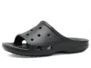 Crocs Classic Saturday Slides In Black