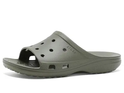Crocs Classic Saturday Slides In Green