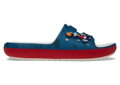 Pre-owned Crocs Classic Slide Looney Tunes (kids) Sneakers In White