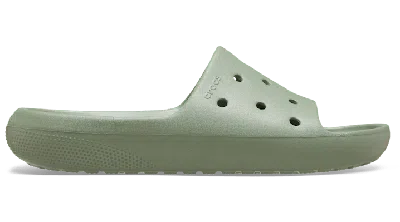 Crocs Classic Slide In Moss