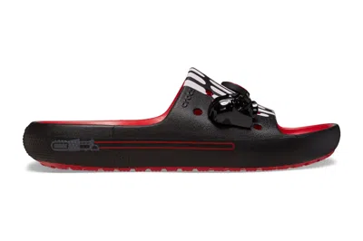 Pre-owned Crocs Classic Slide Star Wars Darth Vader In Black/red
