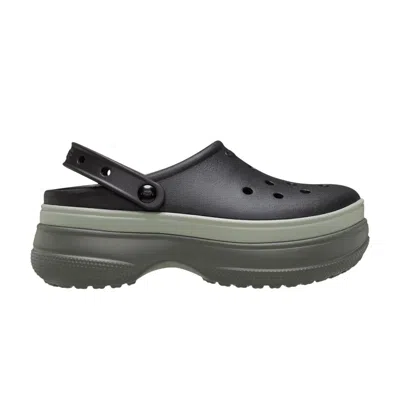 Pre-owned Crocs Classic Stacked Clog 'black' | Men's Size 7