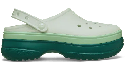 Crocs Classic Stacked Clog In Green