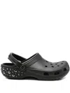 Crocs Classic Studded Clogs In Black