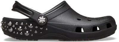 Crocs | Unisex | Classic Studded | Clogs | Black | W7/m6