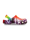 Crocs Classic Tie-dye Closed-toe Clogs In Multi