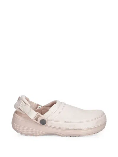 Crocs Classic Touch-strap Slingback Clogs In Neutral