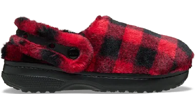 Crocs Classic Unfurgettable Buff Check Clog In Red